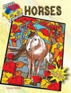 Marty Noble - 3-D Coloring Book - Horses