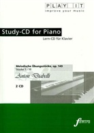Anton Diabelli - Study-CD for Piano - Melodische Übungsstücke op. 149, Stücke 1 -10, 2 Audio-CDs (Hörbuch)