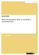 Irena Stotz - Team development. How to assemble a successful team