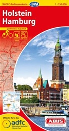 BVA Radtourenkarte: ADFC-Radtourenkarte Holstein, Hamburg