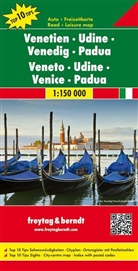 Freytag-Berndt und Artaria KG, Freytag-Bernd und Artaria KG, Freytag-Berndt und Artaria KG - Freytag Berndt Autokarte: Freytag & Berndt Autokarte Venetien, Udine, Venedig, Padua. Veneto, Udine, Venice, Padua