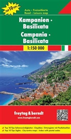 Freytag-Berndt und Artaria KG, Freytag-Bernd und Artaria KG, Freytag-Berndt und Artaria KG - Freytag Berndt Autokarte: Freytag & Berndt Autokarte Kampanien, Basilicata. Campania, Basilicata
