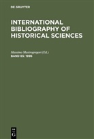 Massim Mastrogregori, Massimo Mastrogregori - International Bibliography of Historical Sciences - Band 65: 1996