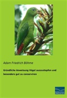 Adam Friedrich Böhme, Ada Friedrich Böhme, Adam Friedrich Böhme - Gründliche Anweisung Vögel auszustopfen und besonders gut zu conserviren