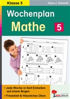 Hans-J Schmidt, Hans-J. Schmidt - Wochenplan Mathe, 5. Schuljahr