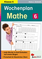 Hans-J Schmidt, Hans-J. Schmidt - Wochenplan Mathe, 6. Schuljahr