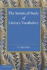 C. Udny Yule, Yule C. Udny - Statistical Study of Literary Vocabulary