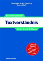 Manon Sander - Basiskompetenzen in der 7. und 8. Klasse: Textverständnis