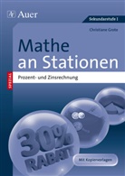 Christiane Grote, Marc Bettner, Marco Bettner, Dinges (Dr.), Dinges (Dr.) - Mathe an Stationen SPEZIAL - Prozent- und Zinsrechnung