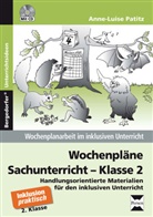 Anne-L Patitz, Anne-Luise Patitz - Wochenpläne Sachunterricht - Klasse 2, m. 1 CD-ROM