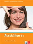 Sabin Jentges, Sabine Jentges, Sylvi Klötzer, Sylvia Klötzer, Ang Lundquist-Mog - Aussichten - B1: Kursbuch + 2 Audio-CDs, Arbeitsbuch + Audio-CD + DVD, Intensivtrainer