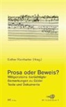 Esther Ramharter - Prosa oder Beweis?