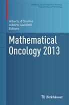 Albert d'Onofrio, Alberto D'Onofrio, GANDOLFI, Gandolfi, Alberto Gandolfi - Mathematical Oncology 2013