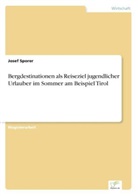 Josef Sporer - Bergdestinationen als Reiseziel jugendlicher Urlauber im Sommer am Beispiel Tirol
