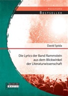 David Spisla - Die Lyrics der Band Rammstein aus dem Blickwinkel der Literaturwissenschaft