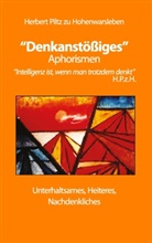 Herbert Piltz zu Hohenwarsleben - "Denkanstößiges"