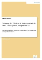 Christian Bock - Messung der Effizienz in Banken mittels der Data Envelopment Analysis (DEA)