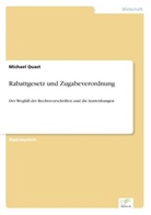 Michael Quast - Rabattgesetz und Zugabeverordnung
