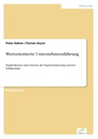 Florian Geyer, Pete Hahne, Peter Hahne - Wertorientierte Unternehmensführung