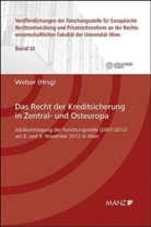 Rudolf Welser, Rudolf Welser - Das Recht der Kreditsicherung in Zentral- und Osteuropa
