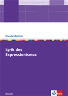 Werner Frizen, Peter Stamm - Lyrik des Expressionismus