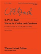 Carl Philipp Emanuel Bach, Jochen Reutter - Werke für Violine und obligates Cembalo (Klavier). Bd.2