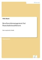 Thilo Baum - Beschwerdemanagement bei Pauschalreiseanbietern