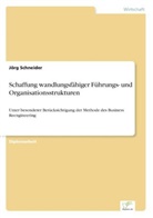 Jörg Schneider - Schaffung wandlungsfähiger Führungs- und Organisationsstrukturen