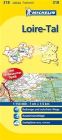 Michelin Karten - Bl.318: Michelin Karte Loire-Tal. Loiret, Loir-et-Cher