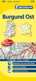Michelin Karten - Bl.320: Michelin Karte Burgund Ost. Cote-d' Or, Saone-et-Loire