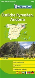 Michelin Karten - Bl.146: Michelin Karte Östliche Pyrenäen, Andorra. Pyrénées Orientales, Andorre