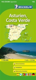 Michelin Karten - Bl.142: Michelin Karte Asturien, Costa Verde. Asturies, Costa Verde