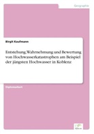 Birgit Kaufmann - Entstehung, Wahrnehmung und Bewertung von Hochwasserkatastrophen am Beispiel der jüngsten Hochwasser in Koblenz
