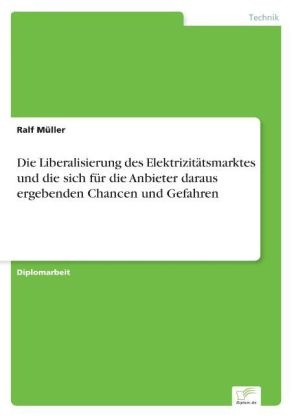 Ralf Müller - Die Liberalisierung des Elektrizitätsmarktes und die sich für die Anbieter daraus ergebenden Chancen und Gefahren