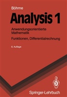 Gert Böhme - Analysis - 1: Funktionen, Differentialrechnung