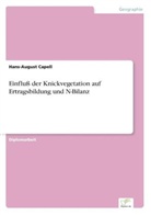 Hans-August Capell - Einfluß der Knickvegetation auf Ertragsbildung und N-Bilanz