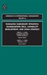 Joe Cheng, Elizabeth Maitland, Joseph L. C. Cheng, Joseph L.C. Cheng, Joseph Chen, Elizabeth Maitland... - Managing Subsidiary Dynamics