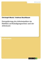Andrea Buschbaum, Andreas Buschbaum, Christoph Mootz - Deregulierung des Arbeitsmarktes im Hinblick auf Kündigungsschutz und der Arbeitszeit