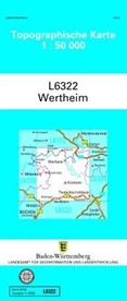 Lg, LGL - Topographische Karten Baden-Württemberg, Zivilmilitärische Ausgabe: Topographische Karte Baden-Württemberg, Zivilmilitärische Ausgabe - Wertheim