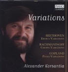 Ludwig van Beethoven, Aaron Copland, Alexander Korsantia, Sergej W. Rachmaninow - Variations, 1 Audio-CD (Livre audio)