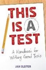 Jan Gleiter - This Is a Test