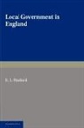 E. L. Hasluck, E.l. Hasluck - Local Government in England