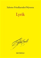 Salomo Friedlaender, Geerken, Geerken, Hartmut Geerken, Detle Thiel, Detlef Thiel - Lyrik