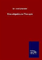 Schüssler, Dr med Schüssler, Dr. med Schüssler - Eine abgekürzte Therapie