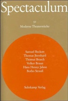 Samue Beckett, Samuel Beckett, Thoma Bernhard, Thomas Bernhard, Thomas Brasch, Thomas u Brasch - Spectaculum 50
