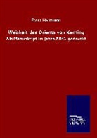 Franz Hartmann - Weisheit des Orients von Kerning
