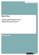 Marco Plaß - Arbeitszufriedenheit und Mitarbeitermotivation