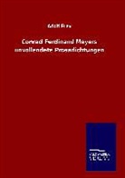 Adolf Frey - Conrad Ferdinand Meyers unvollendete Prosadichtungen