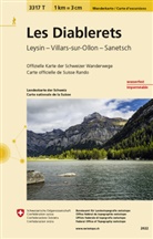 Bundesamt für Landestopografie swisstopo, Bundesam für Landestopografie swisstopo, Bundesamt für Landestopografie swisstopo - Landeskarte der Schweiz: Les Diablerets