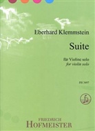 Eberhard Klemmstein - Suite, für Violine